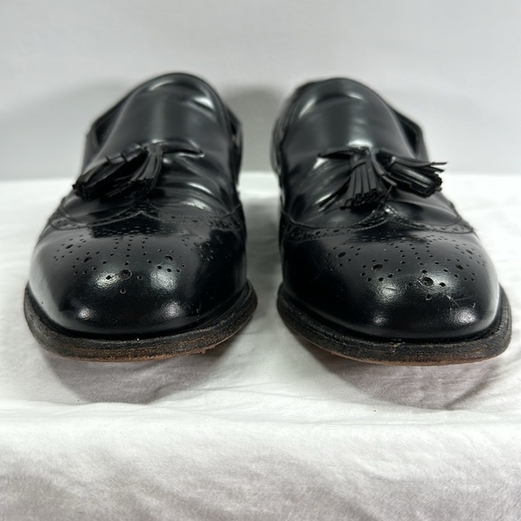 Lloyd & Martin Wing Tip Tassle Dress Leather Shoes, 13A - Picture 4 of 10